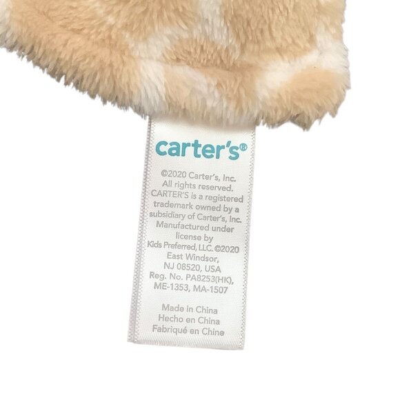 Carters Plush Giraffe Security Blanket 13” Soft Cuddly Lovey Baby Toy Animal - Picture 3 of 5
